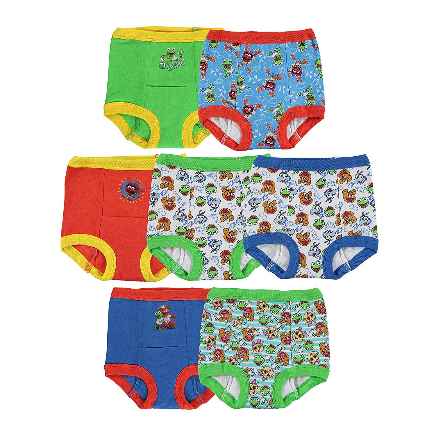 Cars, Toy Story & Monsters Inc. Variety Toddler Boy Brief Underwear,  7-Pack, Sizes 3T-4T 