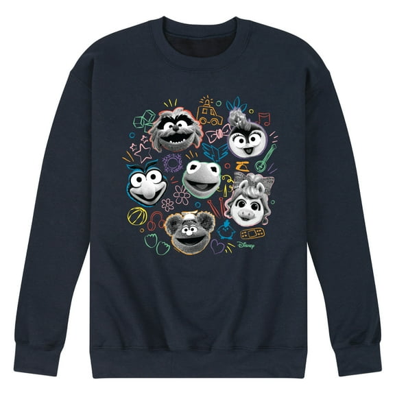 Muppet Babies - Faces - Men's Crew Fleece Sweatshirt
