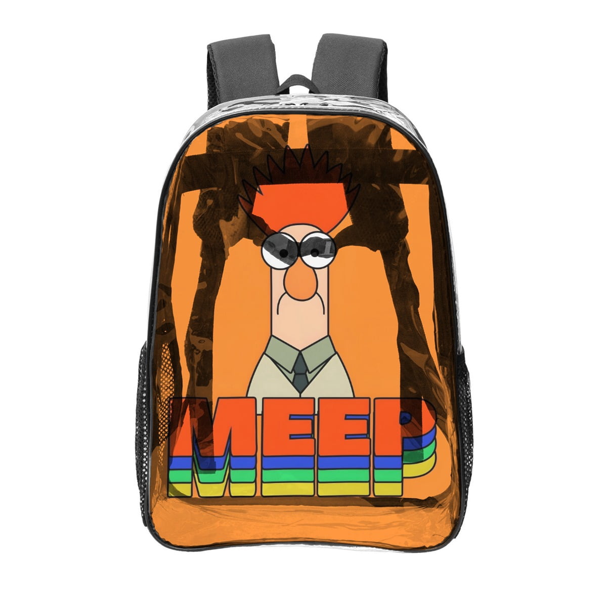 Muppet Babies Pattern Transparent Backpack Lightweight And fashionable ...