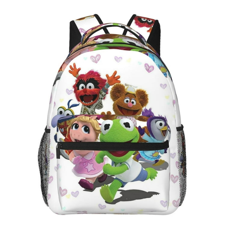 Muppet Baby-Babies Backpack Travel Laptop Bags Large Capacity