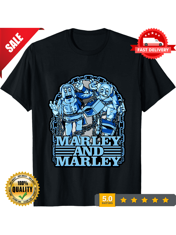 Muppet Christmas Carol - Marley and Marley Christmas T-Shirt, S-5XL, ULTRA LIMITED-TH84543