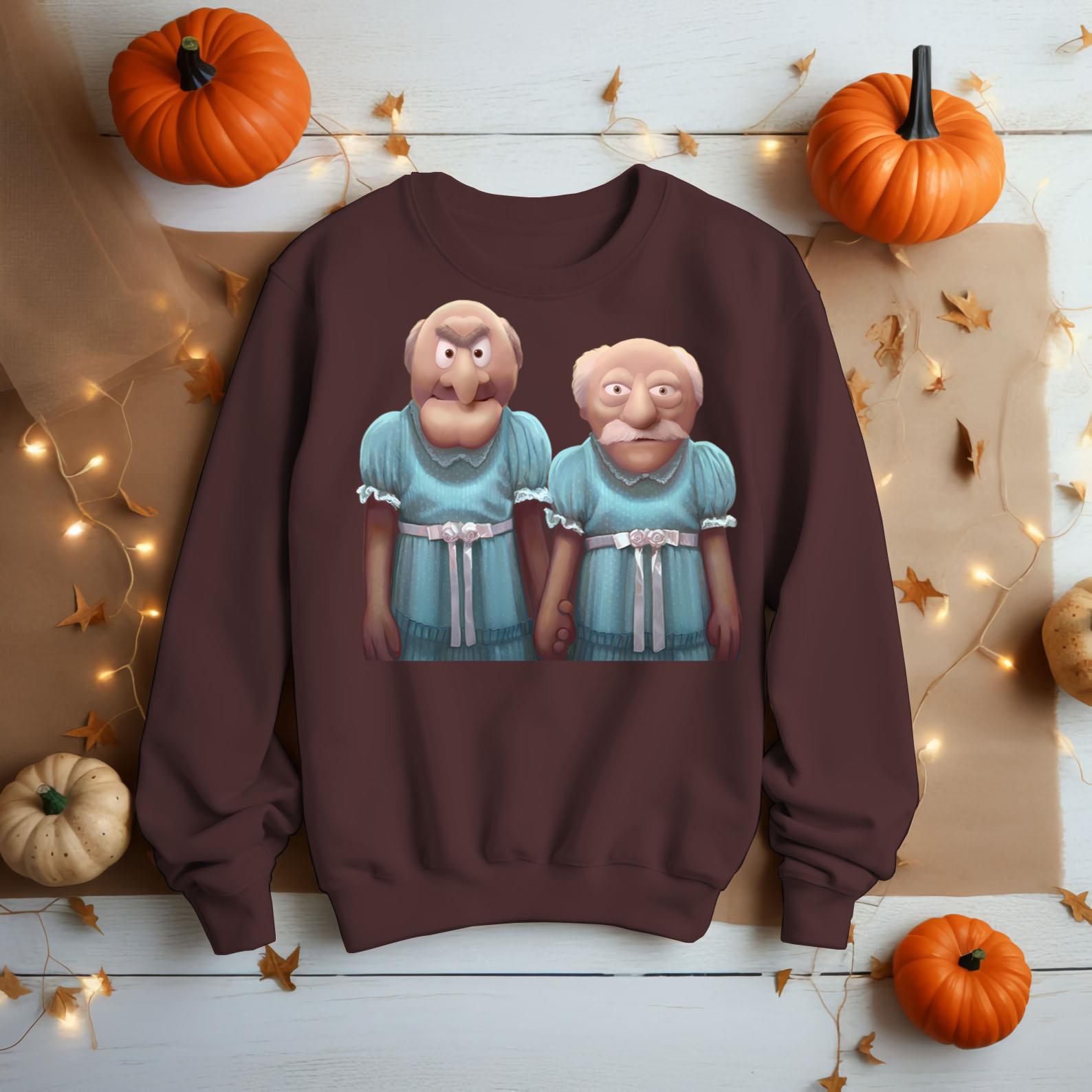 Muppet Maniac Statler & Waldorf as the Grady Twins Classic TShirt