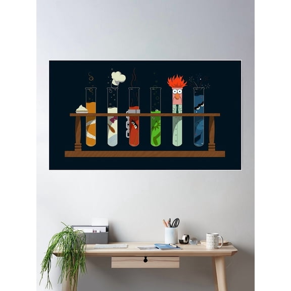 Muppet Science Chemistry Poster Wall Art Modern Wall Decor For Living Room Bedroom