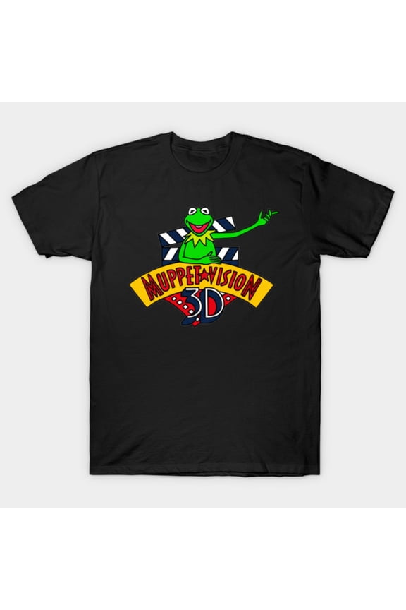 Muppet Vision 3D Retro Theme Park Attraction Fan Gear Unisex T-Shirt, for men & women, up to size 5XL
