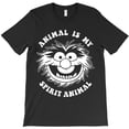 thumbnail image 1 of Muppets Animal Is My Spirit Animal Humorous Nostalgic Retro Graphic Print Unisex T-Shirt Y0751, Up to Size 5XL, 1 of 2