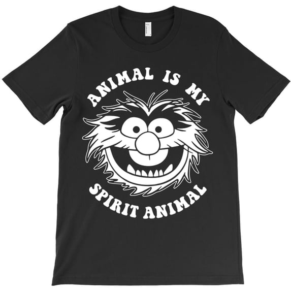 Muppets Animal Is My Spirit Animal Humorous Nostalgic Retro Graphic Print Unisex T-Shirt Y0751, Up to Size 5XL