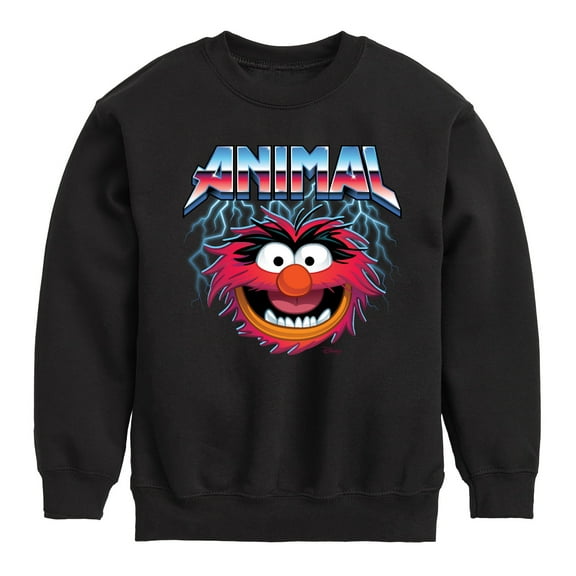 Muppets - Animal Rock - Toddler And Youth Crewneck Fleece Sweatshirt