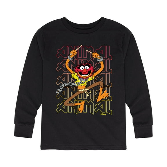 Muppets - Animal Stacked - Toddler And Youth Long Sleeve Graphic T-Shirt