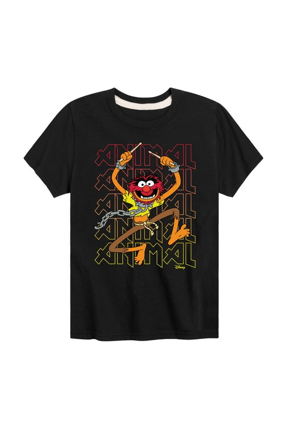 Muppets - Animal Stacked - Toddler And Youth Short Sleeve Graphic T-Shirt