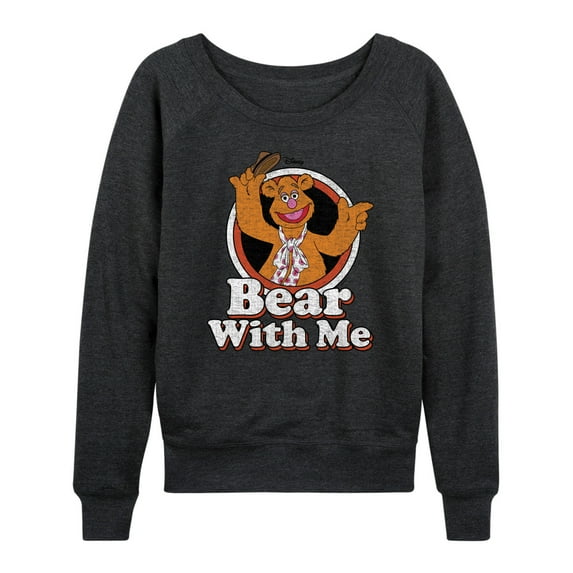 Muppets - Bear With Me - Women's Lightweight French Terry Long Sleeve Shirt