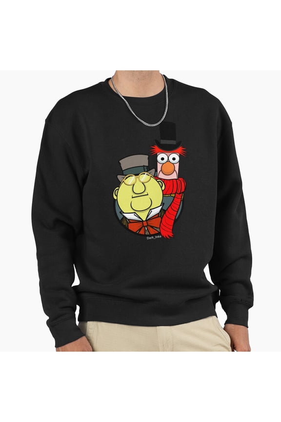 Muppets Christmas Carol Bunsen Beaker Retro Vintage Funny Graphic Unisex Sweatshirt - Durable Stitching G27851, Up to Size 5XL