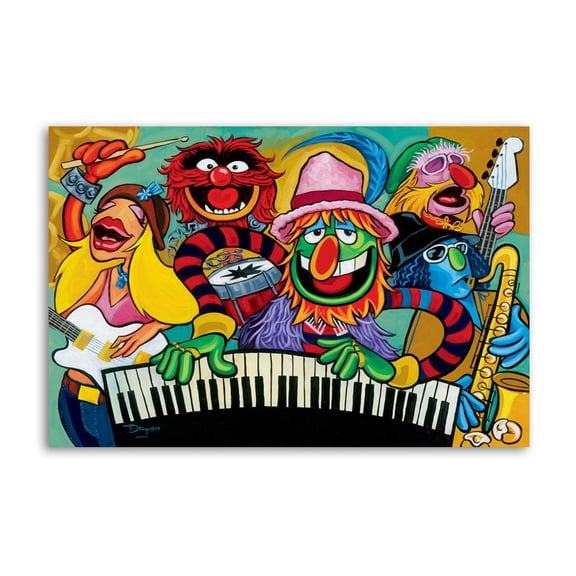 Muppets Dr Teeth And The Electric Canvas Wall Art Poster Decorative Bedroom Modern Home Print Picture Artworks Posters 16x24inch(40x60cm)