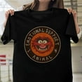 thumbnail image 1 of Muppets Emotional Support Animal Funny Vintage Retro TV Show Graphic V40817 Unisex T-Shirt, Up to Size 5XL, 1 of 2