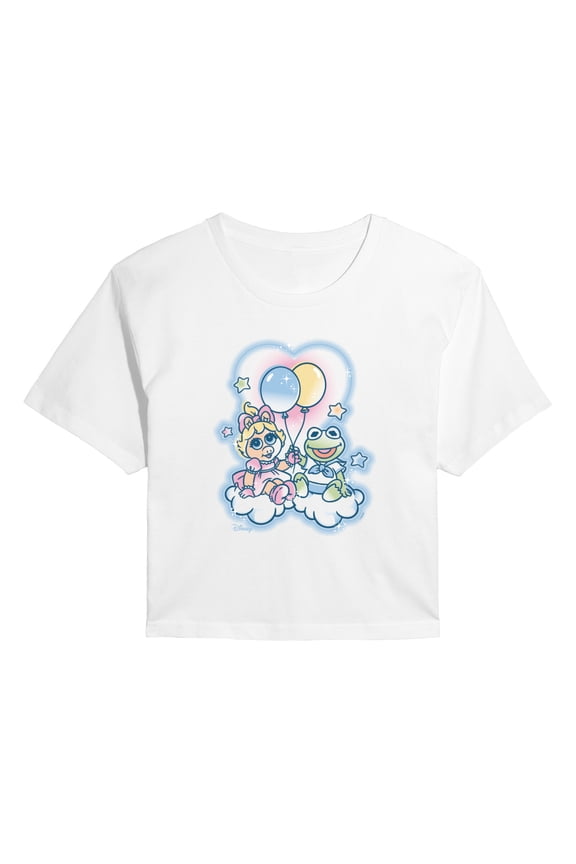 Muppets - Graffiti Muppet Babies Juniors Cropped Graphic T-Shirt