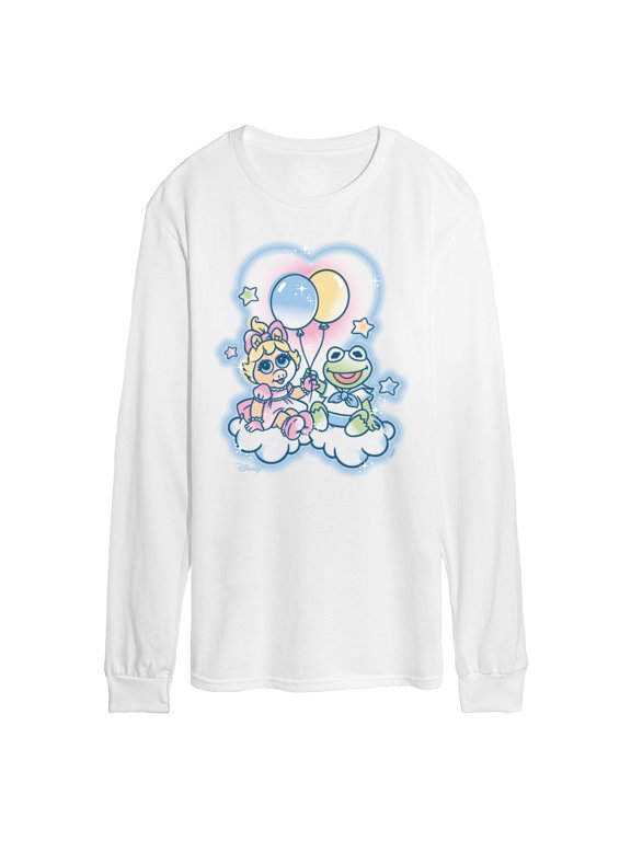 Muppets - Graffiti Muppet Babies Men's Long Sleeve Graphic T-Shirt Men's Long Sleeve Graphic T-Shirt