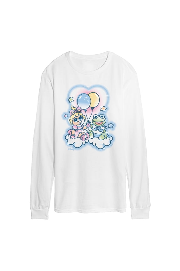 Muppets - Graffiti Muppet Babies Men's Long Sleeve Graphic T-Shirt