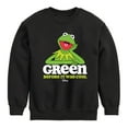 thumbnail image 1 of Muppets - Green Before It Was Cool - Toddler And Youth Crewneck Fleece Sweatshirt, 1 of 5