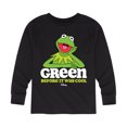 thumbnail image 1 of Muppets - Green Before It Was Cool - Toddler And Youth Long Sleeve Graphic T-Shirt, 1 of 5