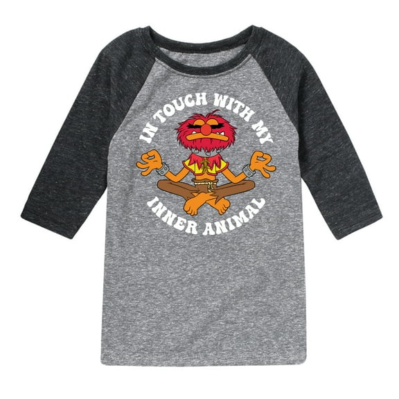 Muppets - Inner Animal - Toddler And Youth Raglan Graphic T-Shirt