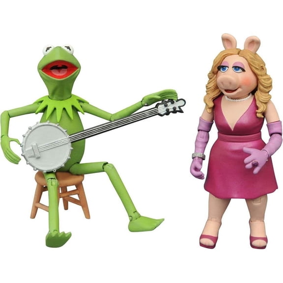 Muppets Kermit and Miss Piggy Action Figure Two-Pack (Other)