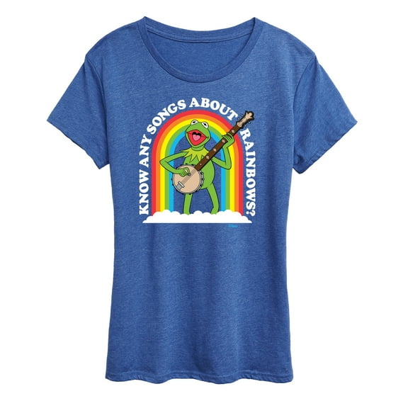 Muppets - Know Any Songs About Rainbows - Ladies Short Sleeve Classic Fit Tee