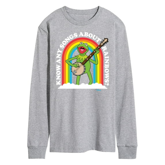 Muppets - Know Any Songs About Rainbows - Men's Long Sleeve T-Shirt