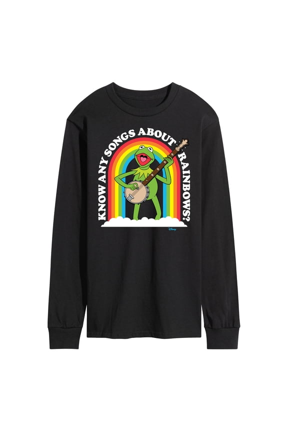 Muppets - Know Any Songs About Rainbows - Men's Long Sleeve T-Shirt