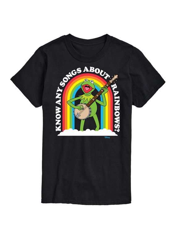 - Kermit Know Any Songs About Rainbows Men's Short Sleeve Graphic T-Shirt