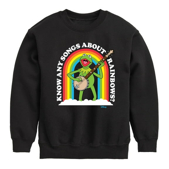 Muppets - Know Any Songs About Rainbows - Toddler And Youth Crewneck Fleece Sweatshirt