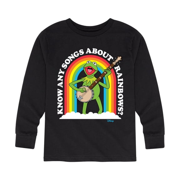 Muppets - Know Any Songs About Rainbows - Toddler And Youth Long Sleeve Graphic T-Shirt