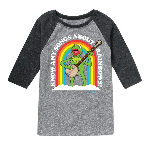 Muppets - Knows Any Songs About Rainbow - Toddler And Youth Raglan Graphic T-ShirtToddler And Youth Raglan Graphic T-Shirt