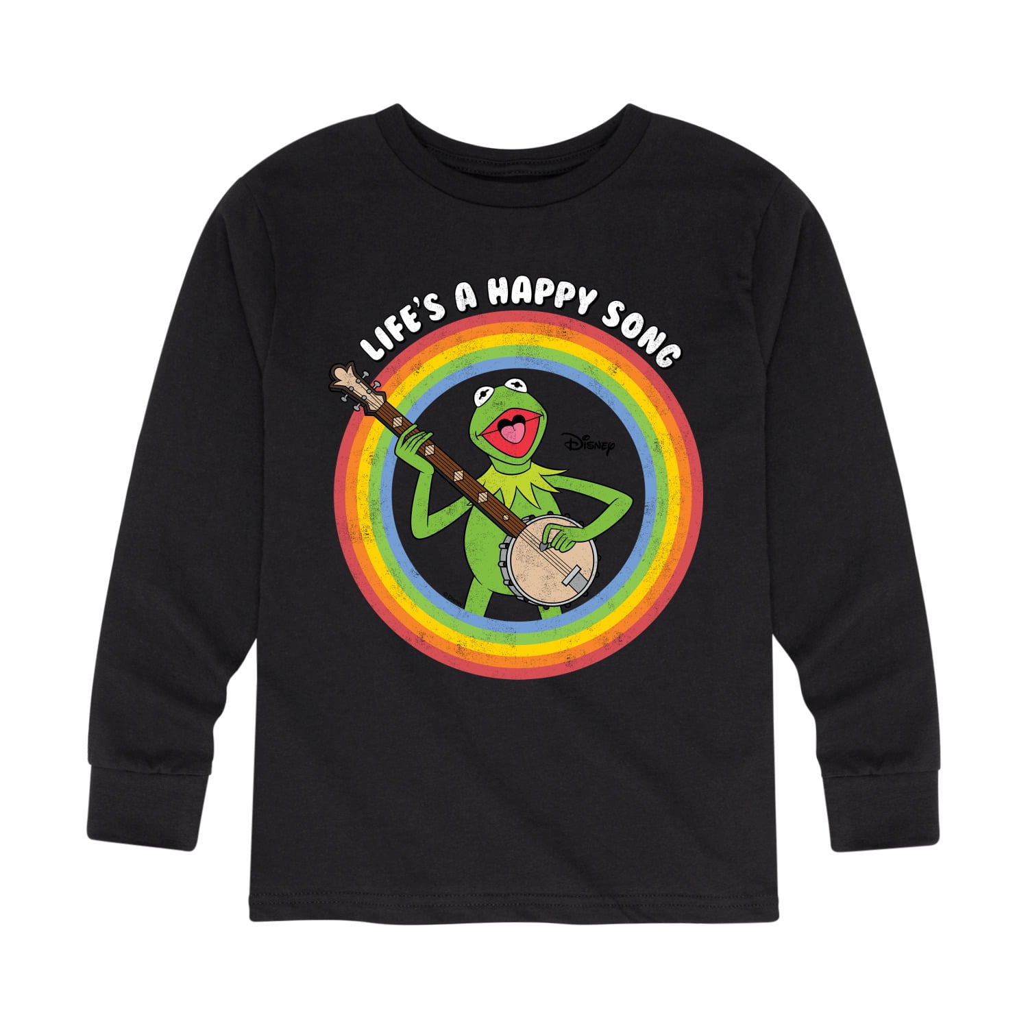 Muppets - Life A Happy Song Kermit - Toddler And Youth Long Sleeve ...
