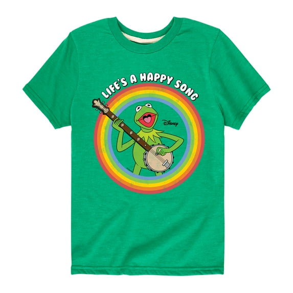 Muppets - Life A Happy Song - Toddler And Youth Short Sleeve Graphic T-Shirt