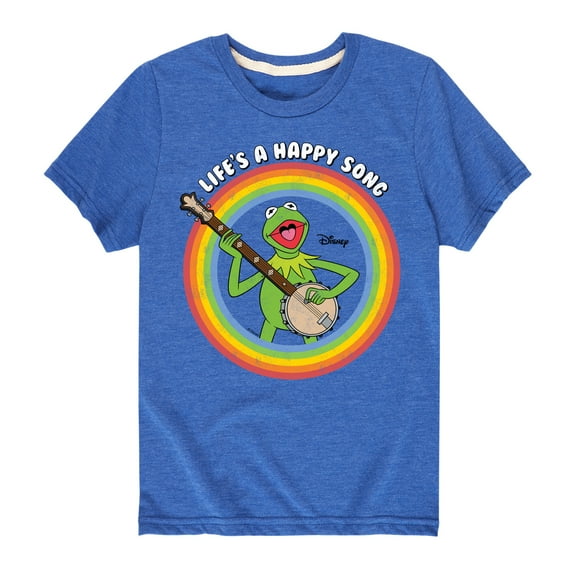 Muppets - Life A Happy Song - Toddler And Youth Short Sleeve Graphic T-Shirt