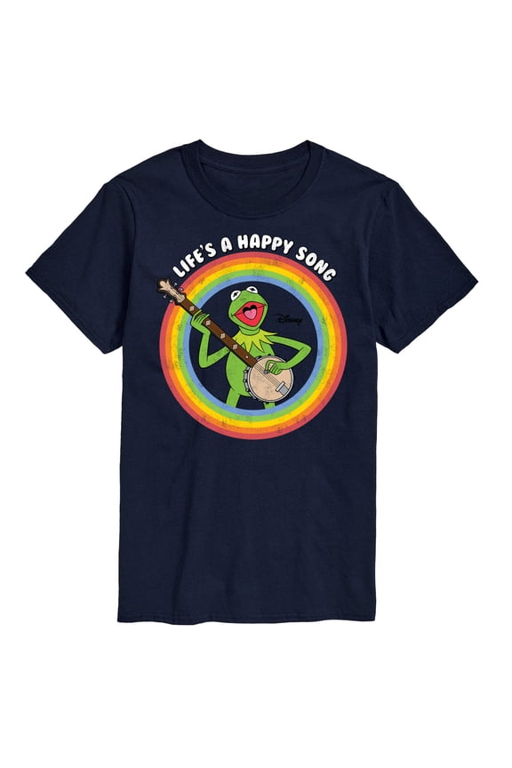 Muppets - Life's A Happy Song - Men's Short Sleeve Graphic T-Shirt