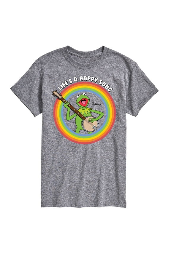 Muppets - Life's A Happy Song - Men's Short Sleeve Graphic T-Shirt