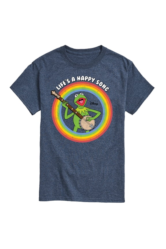 Muppets - Life's A Happy Song - Men's Short Sleeve Graphic T-Shirt