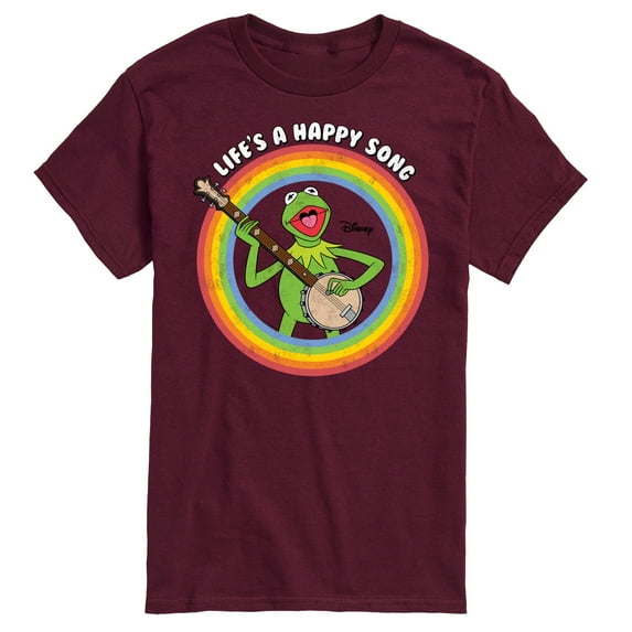 Muppets - Life's A Happy Song - Men's Short Sleeve Graphic T-Shirt
