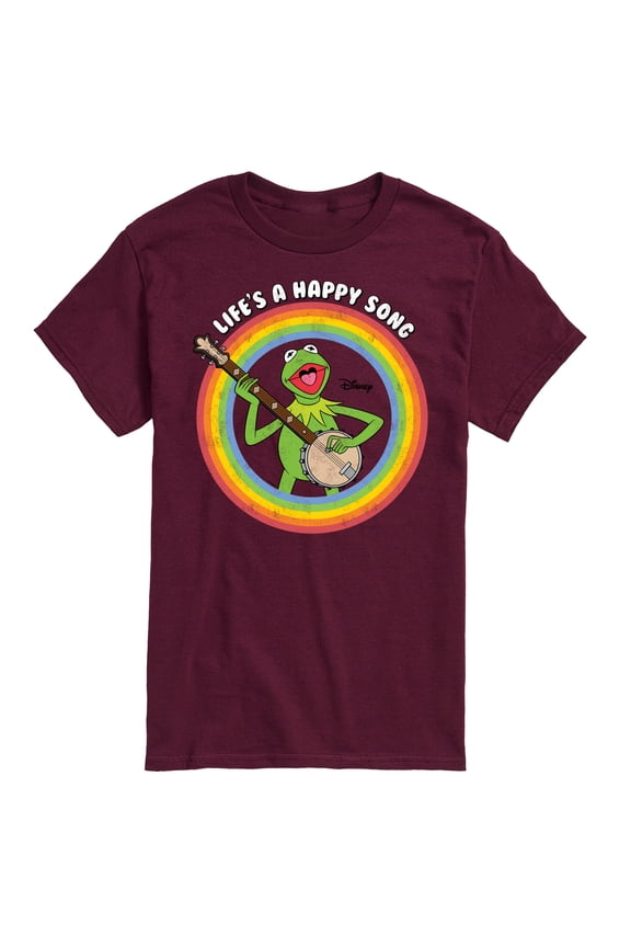 Muppets - Life's A Happy Song - Men's Short Sleeve Graphic T-Shirt