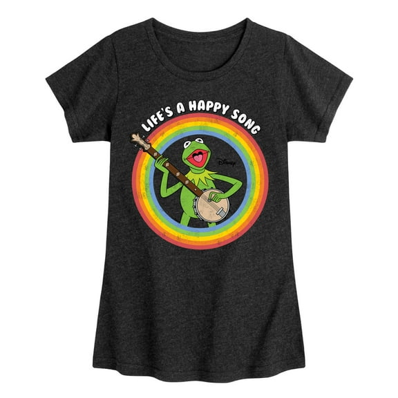 Muppets - Life's A Happy Song - Toddler And Youth Girls Short Sleeve Graphic T-Shirt