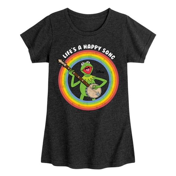 Muppets - Life's A Happy Song - Toddler And Youth Girls Short Sleeve Graphic T-Shirt