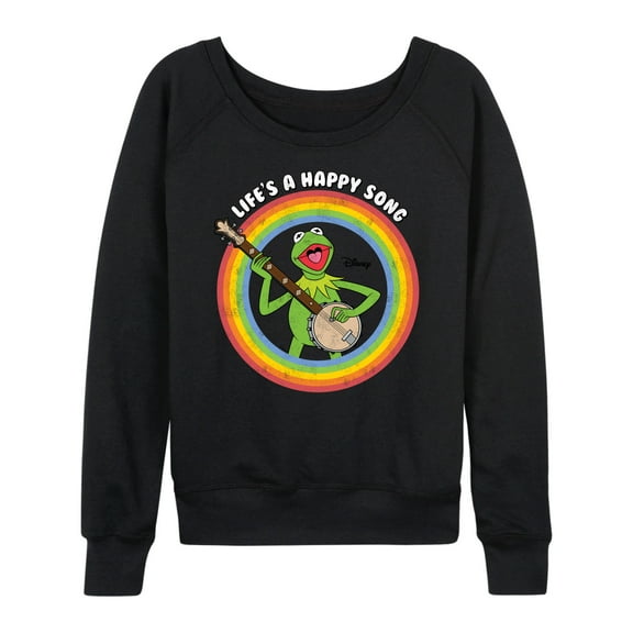 Muppets - Life's A Happy Song - Women's Lightweight French Terry Long Sleeve Shirt