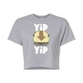 thumbnail image 1 of Avatar - The Last Airbender - Cute Appa Yip Yip - Juniors Cropped Cotton Blend T-Shirt, 1 of 5
