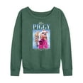 thumbnail image 1 of Muppets - Miss Piggy The Original Diva - Women's Lightweight French Terry Long Sleeve Shirt, 1 of 5