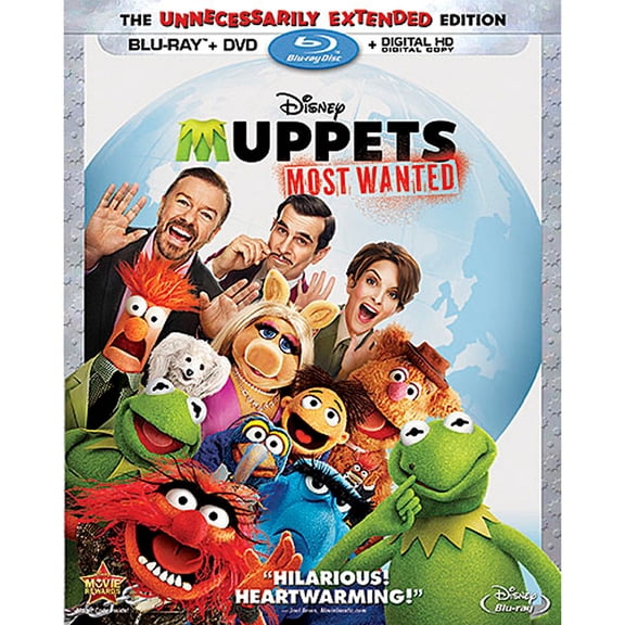 Pre-Owned Muppets Most Wanted (The Unnecessarily Extended Edition) (Blu-ray + DVD + Digital HD)