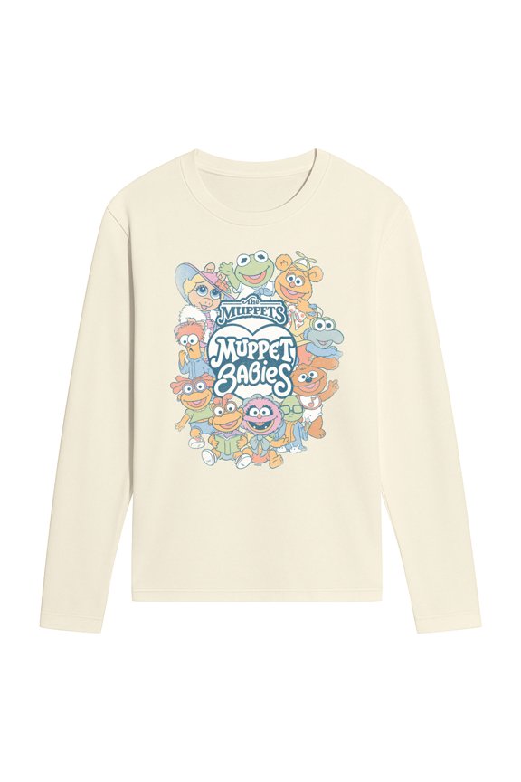 Muppets - Muppet Babies Collage - Men's Long Sleeve Graphic T-Shirt