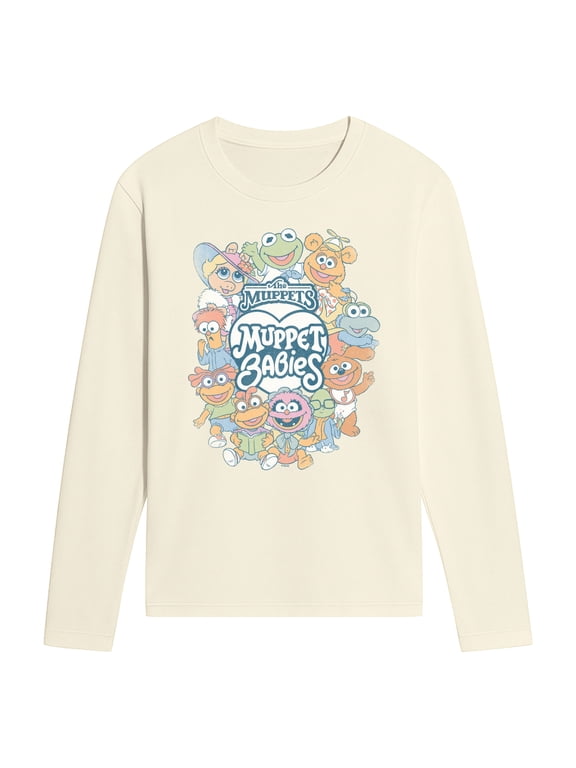Muppets - Muppet Babies Collage - Men's Long Sleeve Graphic T-Shirt