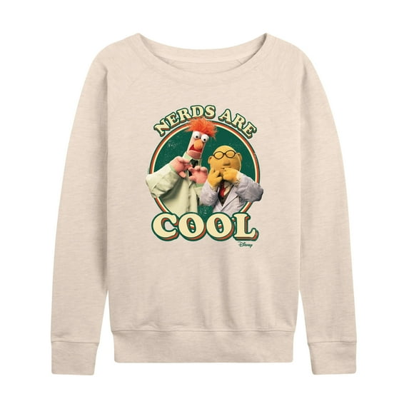 Muppets - Nerds Are Cool - Women's Lightweight French Terry Long Sleeve Shirt