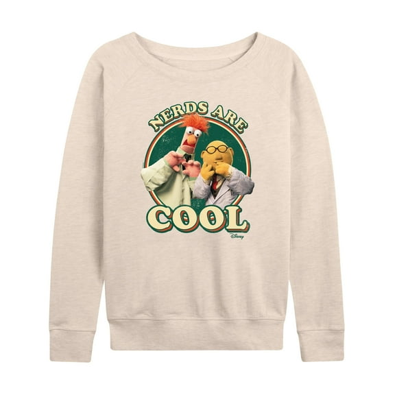 Muppets - Nerds Are Cool - Women's Lightweight French Terry Long Sleeve Shirt