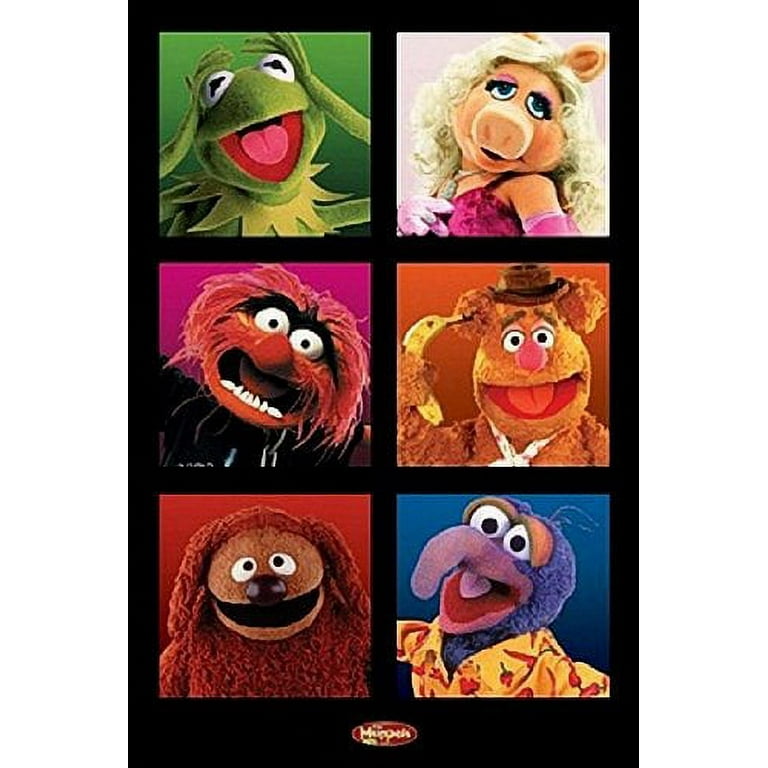 Muppets Poster Funny Characters Cast New 24x36
